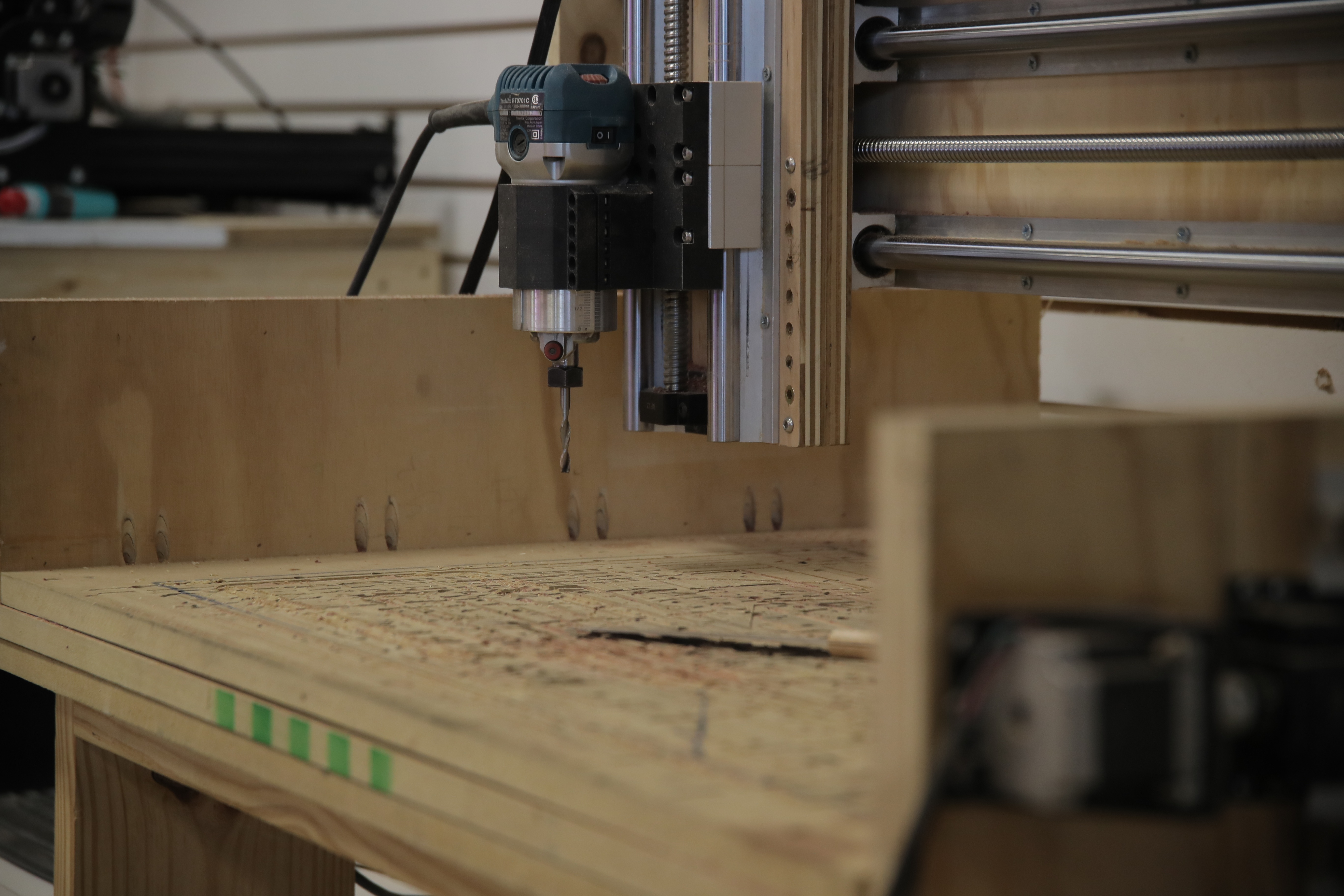 CNC machine for precision woodworking